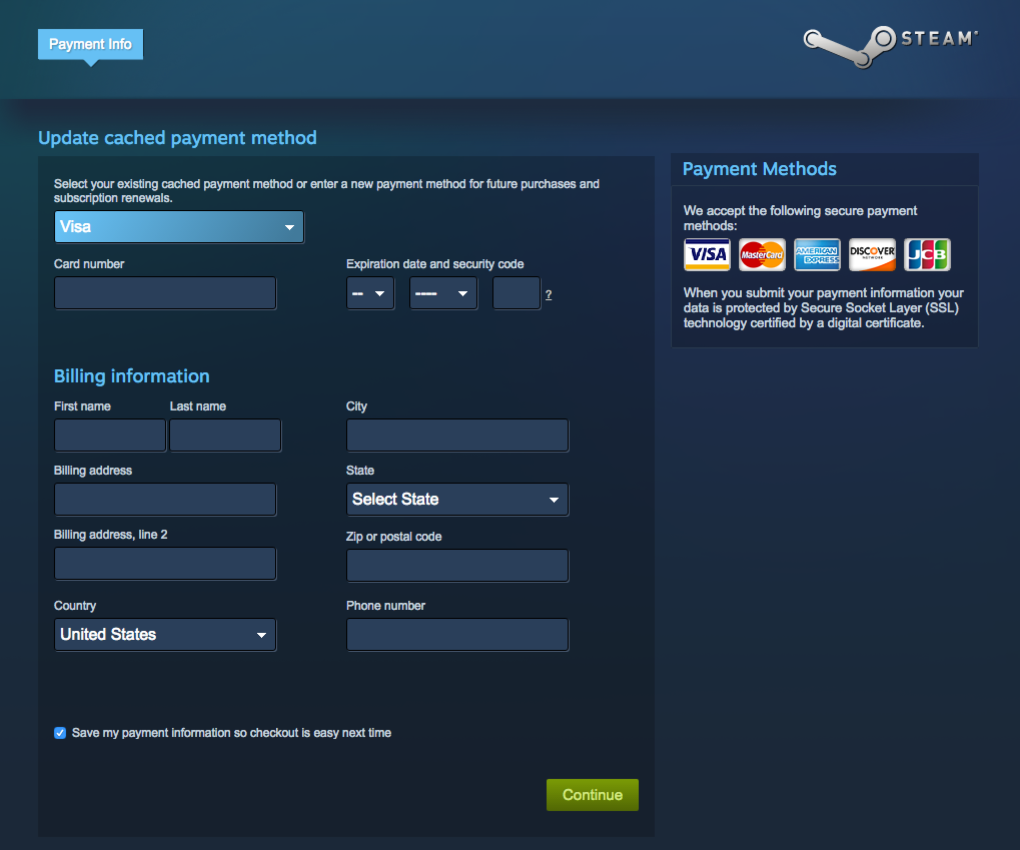 что такое billing address steam фото 15